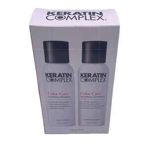 Keratin Complex COLOR CARE Shampoo/Conditioner Travel Set 6 oz (178 ml) NEW